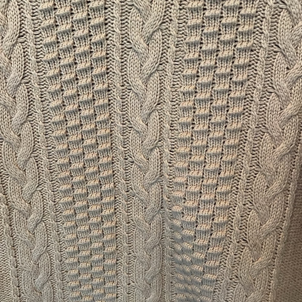 J. Crew Tan Cableknit Sweater - Picture 2 of 7